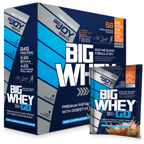 Bigjoy Sports BIGWHEYGO Whey Protein Çikolata 68 Servis - Görsel 2