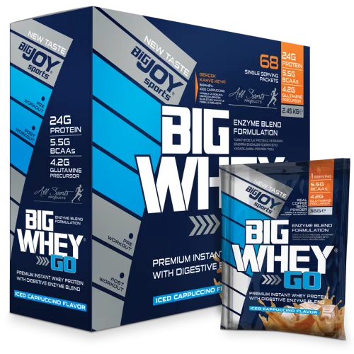 Bigjoy Sports BIGWHEYGO Whey Protein Çikolata 68 Servis - Görsel 2