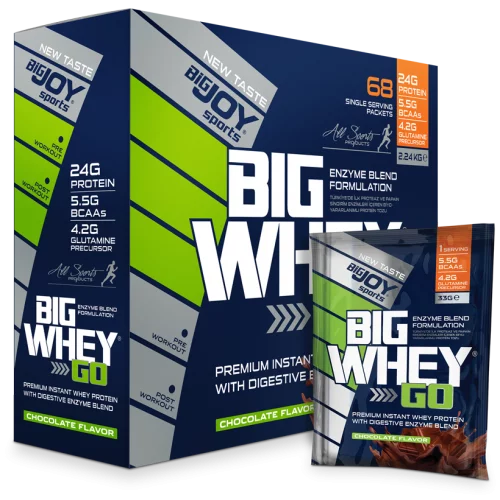 Bigjoy Sports BIGWHEYGO Whey Protein Çikolata 68 Servis