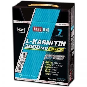 Hardline L-Karnitin Matrix 3000 Mg. 7 Ampül