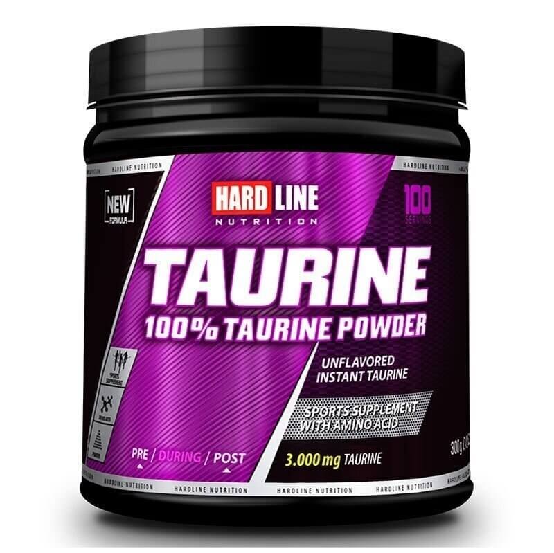 Hardline Taurine 100% Powder 300 Gr.