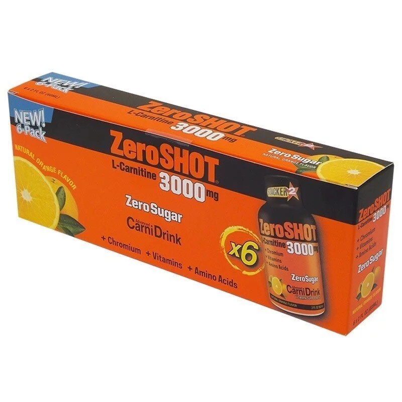 Zero Shot 60 ML. 3000 Mg. L-Carnitine 6 Adet