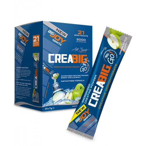 Bigjoy Sports Creabig Go! Yeşil Elma 7gr. x 21 Adet (147gr.)