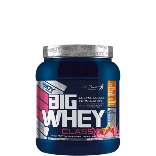 Bigjoy Sports BIGWHEY Whey Protein Classic Çilek 488 Gr. 16 Servis