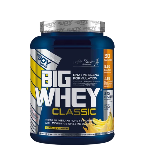 Bigjoy Sports BIGWHEY Whey Protein Classic Muz 915 Gr. 30 Servis